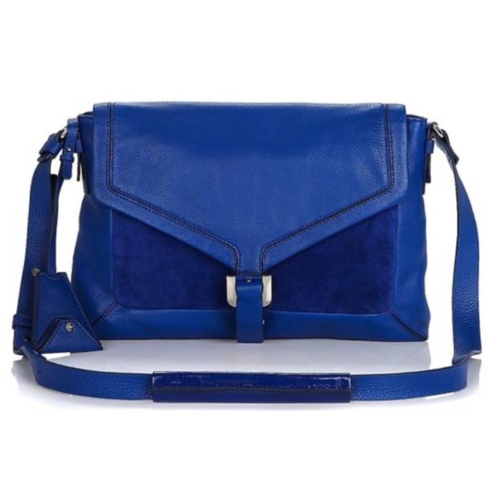 Diane von Furstenberg Blue Messenger Bag